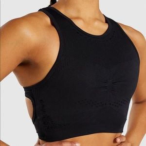 Gymshark Flawless Knit Sports Bra - Black